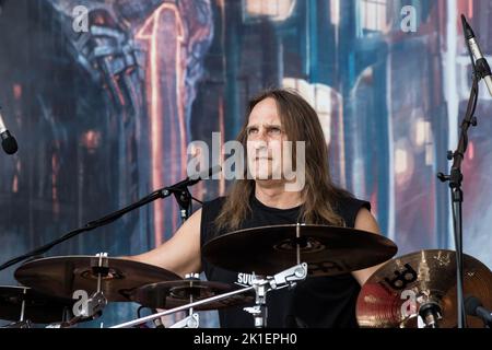 EXODUS HELLFEST Festival, Clisson, FRANKREICH , 21/06/2015 Florent 'MrCrash' B. Stockfoto