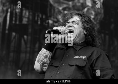 EXODUS HELLFEST Festival, Clisson, FRANKREICH , 21/06/2015 Florent 'MrCrash' B. Stockfoto