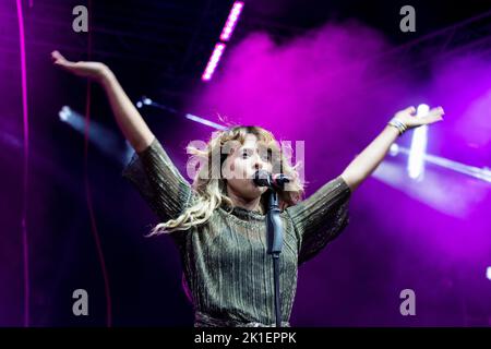 FOXES SZIGET Festival, Budapest, UNGARN , 15/08/2015 Florent 'MrCrash' B. Stockfoto