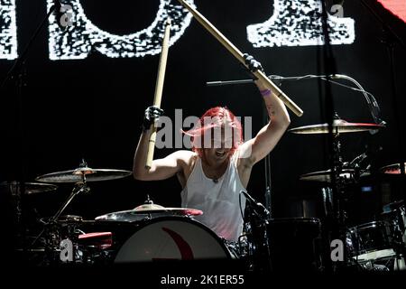 HALESTORM SZIGET Festival, Budapest, UNGARN , 12/08/2015 Florent 'MrCrash' B. Stockfoto