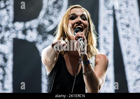 HALESTORM SZIGET Festival, Budapest, UNGARN , 12/08/2015 Florent 'MrCrash' B. Stockfoto