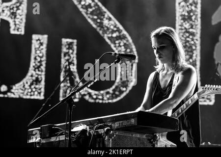 HALESTORM SZIGET Festival, Budapest, UNGARN , 12/08/2015 Florent 'MrCrash' B. Stockfoto