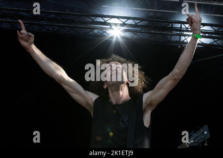 NUCLEAR ASSAULT HELLFEST Festival, Clisson, FRANKREICH , 21/06/2015 Florent 'MrCrash' B. Stockfoto