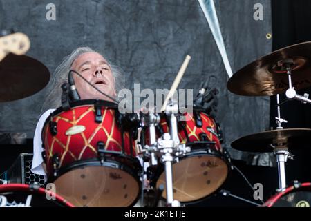 NUCLEAR ASSAULT HELLFEST Festival, Clisson, FRANKREICH , 21/06/2015 Florent 'MrCrash' B. Stockfoto