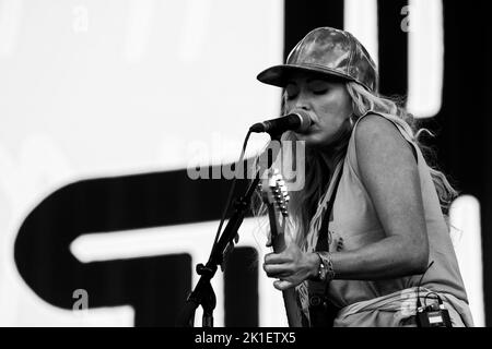 THE TING TINGS SZIGET Festival, Budapest, HUNGARY , 13/08/2015 Florent 'MrCrash' B. Stockfoto