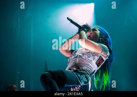 ARCH ENEMY L'Usine, Istres, FRANKREICH , 27/11/2014 Florent 'MrCrash' B. Stockfoto