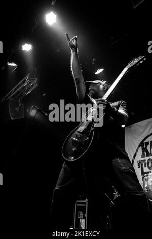 KARMA TO BURN Le Korigan , Luynes, FRANKREICH , 01/10/2014 Florent 'MrCrash' B. Stockfoto