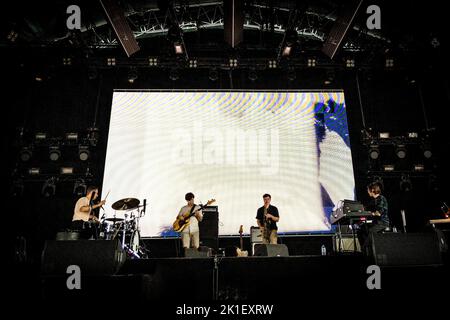 Biddinghuizen, Niederlande 20. august 2022 BadBadNotGood live beim Lowlands Festival 2022 © Roberto Finizio/ Alamy Stockfoto