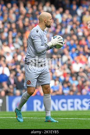 Glasgow, den 17.. September 2022. Carl-Johan Eriksson von Dundee Utd während des Cinch Premiership-Spiels im Ibrox Stadium, Glasgow. Bildnachweis sollte lauten: Neil Hanna / Sportimage Stockfoto