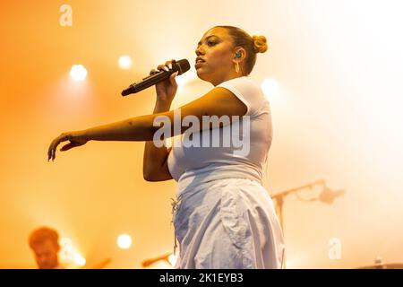 Biddinghuizen, Niederlande 20. august 2022 Mahalia live beim Lowlands Festival 2022 © Roberto Finizio/ Alamy Stockfoto