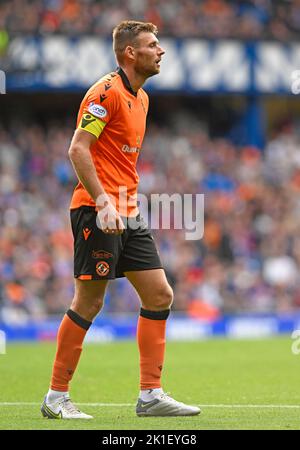 Glasgow, den 17.. September 2022. Ryan Edwards von Dundee Utd während des Cinch Premiership-Spiels im Ibrox Stadium, Glasgow. Bildnachweis sollte lauten: Neil Hanna / Sportimage Stockfoto