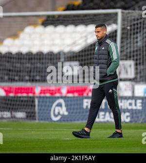 Paisley, Schottland, Großbritannien. 18.. September 2022; St Mirren Park, Paisley, Renfrewshire, Schottland; Scottish Premier League Football, St Mirren gegen Celtic; Giorgos Giakoumakis of Celtic Credit: Action Plus Sports Images/Alamy Live News Stockfoto