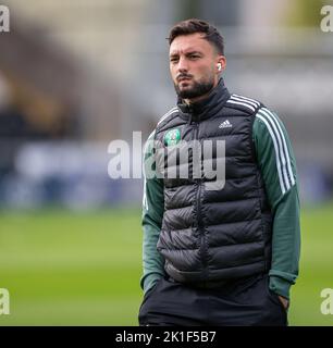 Paisley, Schottland, Großbritannien. 18.. September 2022; St Mirren Park, Paisley, Renfrewshire, Schottland; Scottish Premier League Football, St Mirren gegen Celtic; Sead Haksabanovic of Celtic Credit: Action Plus Sports Images/Alamy Live News Stockfoto