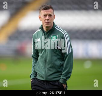 Paisley, Schottland, Großbritannien. 18.. September 2022; St Mirren Park, Paisley, Renfrewshire, Schottland; Scottish Premier League Football, St Mirren gegen Celtic; Callum McGregor von Celtic Credit: Action Plus Sports Images/Alamy Live News Stockfoto