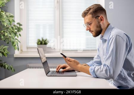 Handel an einer Börse Stockfoto