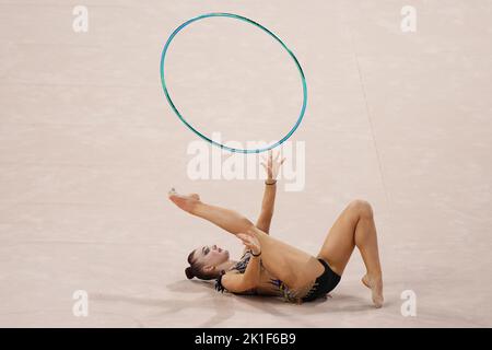 KOLOSOV Margarita - GER Hoop Allround während der Rhythmischen Gymnastik Weltmeisterschaft 2022 day4, Gymnastik in Sofia, Bulgarien, September 17 2022 Stockfoto