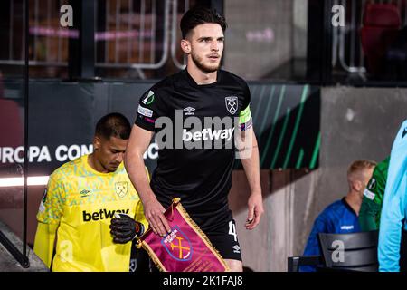 Silkeborg, Dänemark. 15., September 2022. Declan Rig (41) aus West Ham, gesehen während des UEFA Europa Conference League-Spiels zwischen Silkeborg IF und West Ham im JYSK Park in Silkeborg. (Foto: Gonzales Photo - Morten Kjaer). Stockfoto