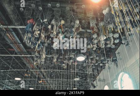 Innenansicht der zollern-Kolonie in Dortmund Stockfoto