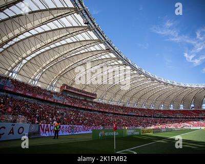 RS - Porto Alegro - 09/18/2022 - BRASILIANISCHE FRAUEN 2022, INTERNATIONALE X CORINTHIANS - Supporen während eines Spiels zwischen Internacional und Corinthians im Stadion Arena do Gremio für die Brasilianische Frauenmeisterschaft 2022. Foto: Maxi Franzoi/AGIF/Sipa USA Stockfoto