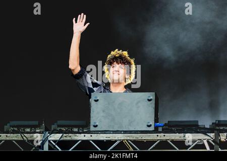Paris Frankreich 27 August 2022 Jamie XX - dj-Set auf der Bühne - live im Rock en seine © Andrea Ripamonti / Alamy Stockfoto