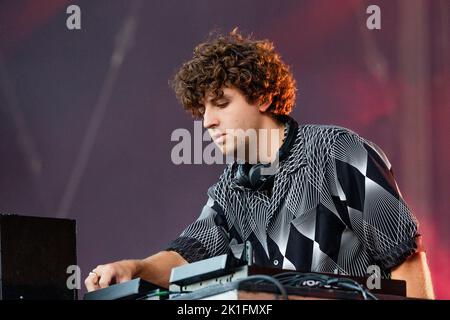 Paris Frankreich 27 August 2022 Jamie XX - dj-Set auf der Bühne - live im Rock en seine © Andrea Ripamonti / Alamy Stockfoto