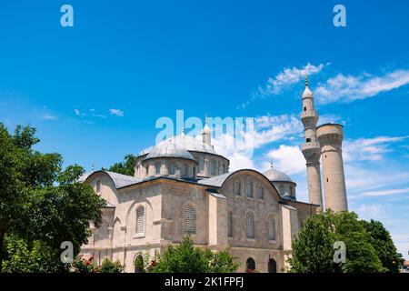 Malatya Neue Moschee oder Teze Cami oder Haci Yusuf Tas Camii. Ramadan oder kandil oder Laylat al-qadr oder kadir gecesi Hintergrundbild. Stockfoto