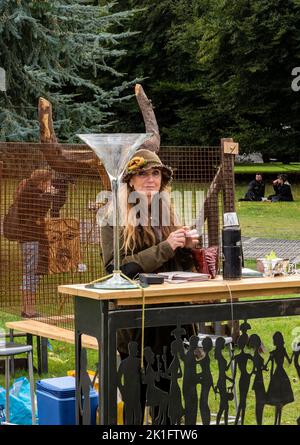 Ripon, North Yorkshire, 18.. September 2022. Der letzte Tag der Harrogate Autumn Flower Show. Bildquelle: ernesto rogata/Alamy Live News Stockfoto