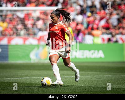 RS - Porto alegé - 09/18/2022 - BRASILIANISCHE HÜNDIN 2022, INTERNATIONALE X CORINTHIANS - Juliana-Spielerin von Internacional während eines Spiels gegen Corinthians im Stadion Arena do Gremio für die Brasilianische Frauenmeisterschaft 2022. Foto: Maxi Franzoi/AGIF/Sipa USA Stockfoto