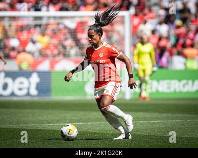 RS - Porto alegé - 09/18/2022 - BRASILIANISCHE HÜNDIN 2022, INTERNATIONALE X CORINTHIANS - Juliana-Spielerin von Internacional während eines Spiels gegen Corinthians im Stadion Arena do Gremio für die Brasilianische Frauenmeisterschaft 2022. Foto: Maxi Franzoi/AGIF/Sipa USA Stockfoto