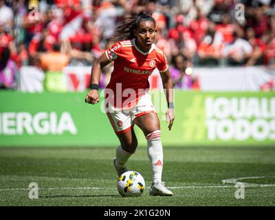 RS - Porto alegé - 09/18/2022 - BRASILIANISCHE HÜNDIN 2022, INTERNATIONALE X CORINTHIANS - Juliana-Spielerin von Internacional während eines Spiels gegen Corinthians im Stadion Arena do Gremio für die Brasilianische Frauenmeisterschaft 2022. Foto: Maxi Franzoi/AGIF/Sipa USA Stockfoto