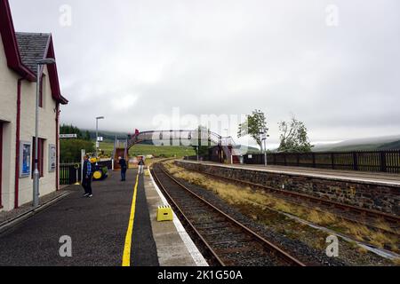 Bahnhof Achnasheen. Schottland, Vereinigtes Königreich Stockfoto