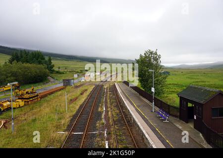 Bahnhof Achnasheen. Schottland, Vereinigtes Königreich Stockfoto