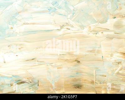 Abstraktes Originalgemälde. Handgezeichnet, Impressionismus-Stil, Pastellfarben-Textur, Pinselstriche der Farbe, Kunsthintergrund. Moderne Kunst. Zeitgenössische A Stockfoto