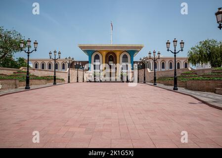Al Alam Royal Palace, alte Muscat, Oman Stockfoto