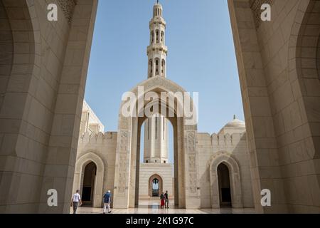 Sultan Qaboos Grand Mosque, Muscat, Oman Stockfoto
