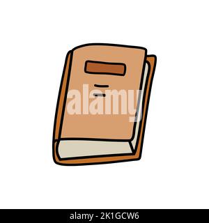Buch Symbol Symbol Zeichen, Hand Zeichnung Doodle Stock Vektor