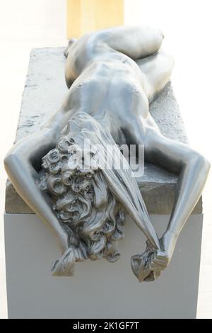 The Veiled Venus, Bronze, Leeds Art Gallery Stockfoto