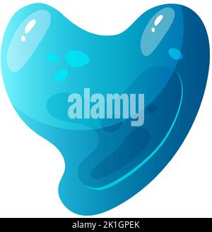 Gelee bunte Alphabete, Comic-Alphabet für Kinder. Jelly Bright Font. Kindliche Art für Veranstaltungen, Aktionen. Stock Vektor