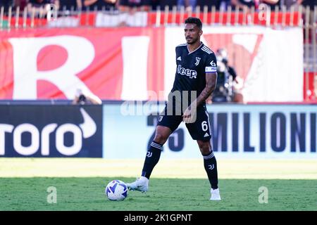 Monza, Italien. 18. September 2022. Danilo (Juventus FC) während AC Monza gegen Juventus FC, italienische Fußballserie A Spiel in Monza, Italien, September 18 2022 Quelle: Independent Photo Agency/Alamy Live News Stockfoto