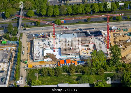 Luftaufnahme, Baustelle Stadtkrone-Ost, Neubau adesso, Freie-Vogel-Straße, Westfalendamm, Dortmund, Ruhrgebiet, Nordrhein-Westfalen, Stockfoto