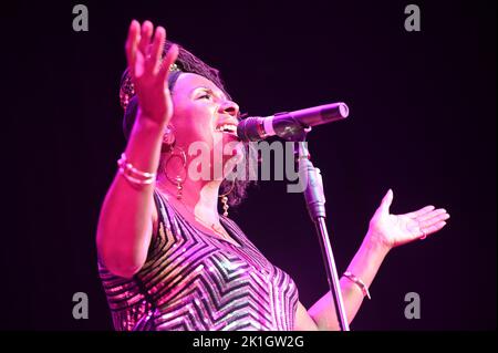 Janet Kay bei der Tournee „Giants of Soul“ im Sheffield City Hall, Sheffield, Großbritannien, 14.09.2022 (Foto: ZUMA Press/Sipa USA) Stockfoto