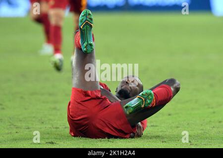 Olympiastadion, Rom, Italien. 18. September 2022. Serie A Championship Football, Roma versus Atalanta ; Tammy Abraham of AS Roma Credit: Action Plus Sports/Alamy Live News Stockfoto