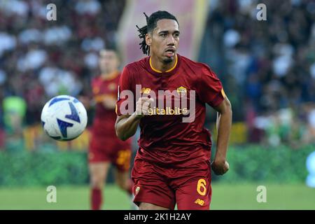 18.. September 2022; Olympiastadion, Rom, Italien ; Serie A Championship Football, Roma versus Atalanta ; Chris Smalling of AS Roma Stockfoto