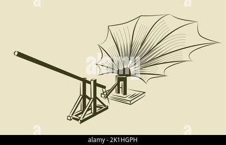 Italienisches Renaissance-Konzept Stock Vektor