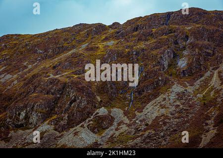 Ein felsiger Hang von Cadair Idris Stockfoto