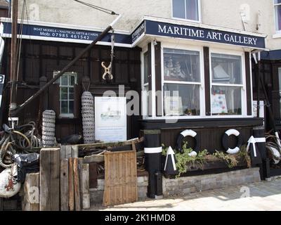 Maritime Art Gallery in Hamble, Hampshire, Großbritannien Stockfoto