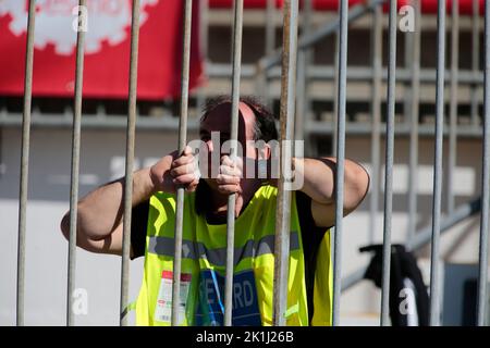 Monza, Italien. 18. Sep, 2022. Während der italienischen Serie A Fußballspiel zwischen AC Monza und Juventus FC am 18. September 2022, im Power Stadium, Monza Italien. Foto Nderim Kaceli Kredit: Live Media Publishing Group/Alamy Live News Stockfoto