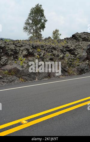 Landschaftliche Eindrücke von der magischen Landschaft und Küste, Big Island HI Stockfoto