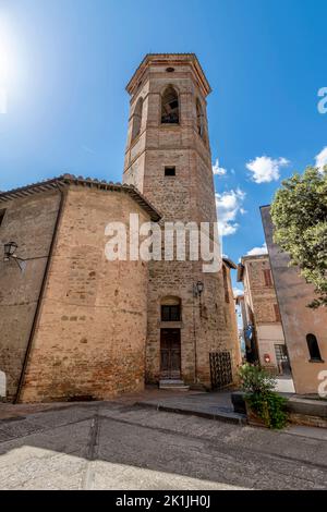 Die Kirche von San Francesco in Deruta, Perugia, Italien Stockfoto