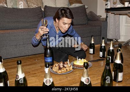 Paris, Frankreich. 17. September 2022. Jeremy Bellet feiert seinen Geburtstag am 17. September 2022 in Paris, Frankreich. Stockfoto